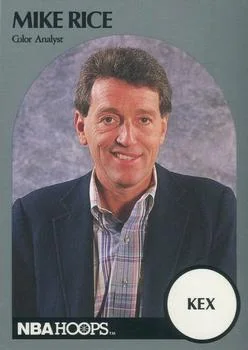 1990-91 Hoops Mike Rice Color Analyst [Announcers] Announcers #NNO card image