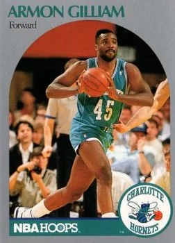 1990-91 Hoops Armon Gilliam #54 card image