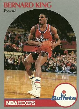 1990-91 Hoops Bernard King #300 card image