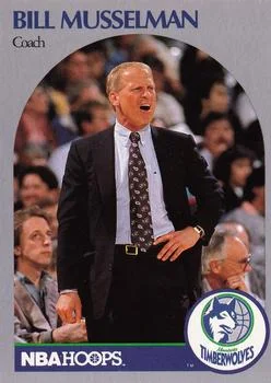 1990-91 Hoops Bill Musselman CO #320 card image