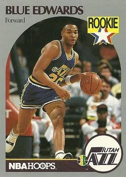 1990-91 Hoops Blue Edwards RS #288 card image