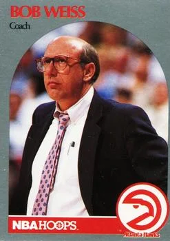 1990-91 Hoops Bob Weiss CO #305 card image