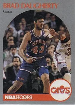 1990-91 Hoops Brad Daugherty #73 card image