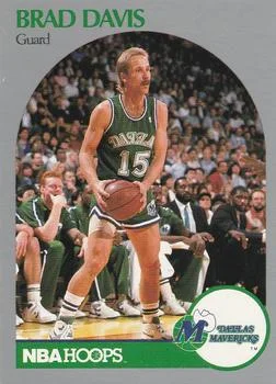 1990-91 Hoops Brad Davis #84 card image