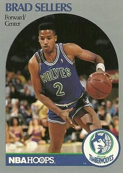 1990-91 Hoops Brad Sellers SP #192 card image