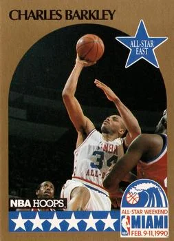 1990-91 Hoops Charles Barkley #1 card image