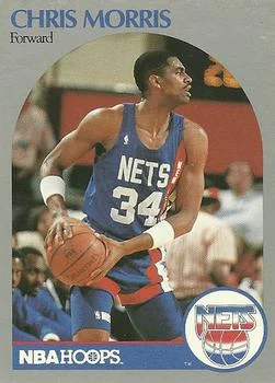 1990-91 Hoops Chris Morris #200 card image