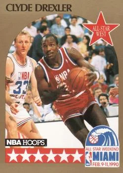 1990-91 Hoops Clyde Drexler #16 card image