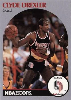 1990-91 Hoops Clyde Drexler #245 card image
