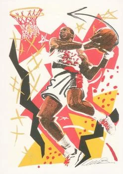 1990-91 Hoops Clyde Drexler TC #376 card image