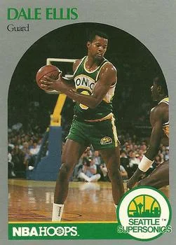 1990-91 Hoops Dale Ellis #277 card image