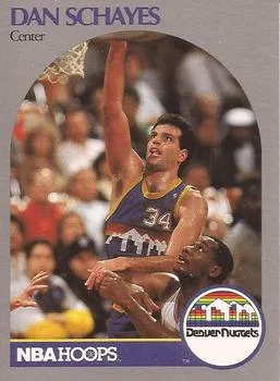 1990-91 Hoops Dan Schayes SP #100 card image