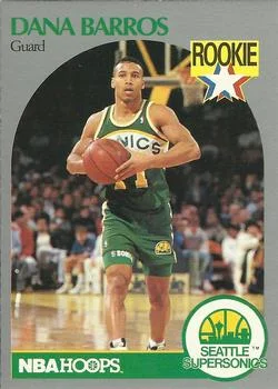 1990-91 Hoops Dana Barros RS #274 card image