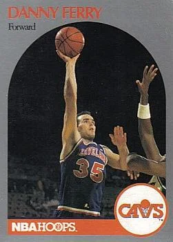 1990-91 Hoops Danny Ferry CORCOR: Position on front #406b card image