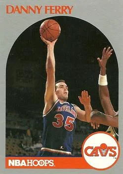 1990-91 Hoops Danny Ferry ERRERR: No position on front #406a card image