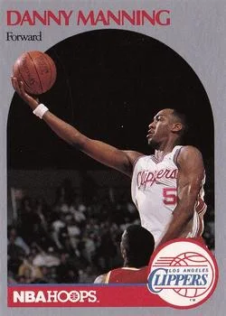 1990-91 Hoops Danny Manning #147 card image