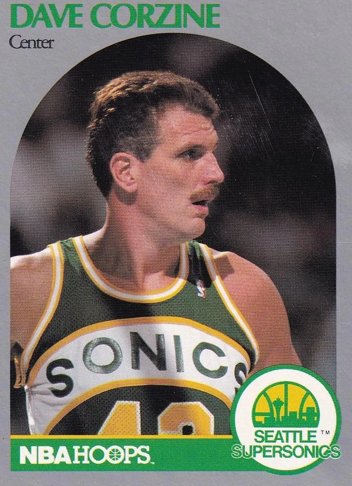 1990-91 Hoops Dave Corzine #436 card image