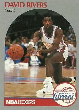 1990-91 Hoops David Rivers SP #150 card image