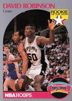 1990-91 Hoops David Robinson ROY #270 card image