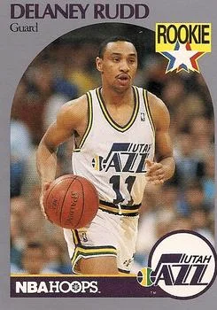 1990-91 Hoops Delaney Rudd RS #293 card image