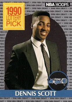1990-91 Hoops Dennis Scott LP #393 card image