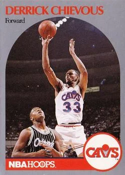 1990-91 Hoops Derrick Chievous #72 card image