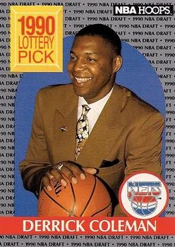 1990-91 Hoops Derrick Coleman LP #390 card image