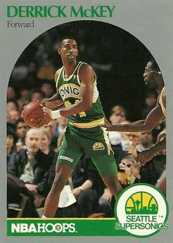 1990-91 Hoops Derrick McKey #281 card image