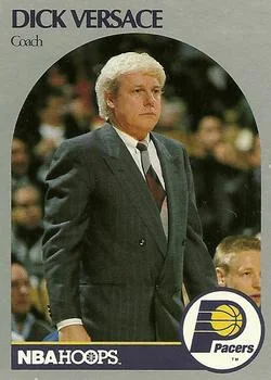 1990-91 Hoops Dick Versace Head Coach #315 card image