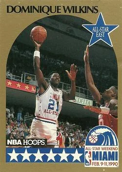 1990-91 Hoops Dominique Wilkins #12 card image