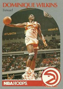 1990-91 Hoops Dominique Wilkins #36 card image