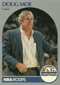 1990-91 Hoops Doug Moe Head Coach #311 card image