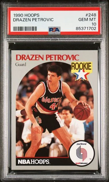 1990-91 Hoops Drazen Petrovic #248 card image