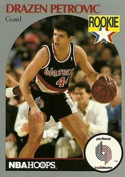 1990-91 Hoops Drazen Petrovic RS #248 card image