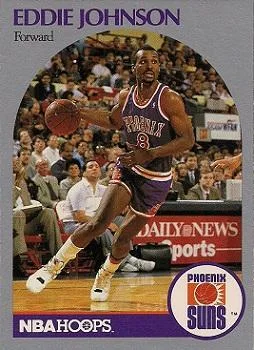 1990-91 Hoops Eddie Johnson #237 card image