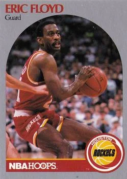 1990-91 Hoops Eric Floyd #124 card image