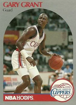 1990-91 Hoops Gary Grant UERUER: Birthplace should be Canton #145 card image
