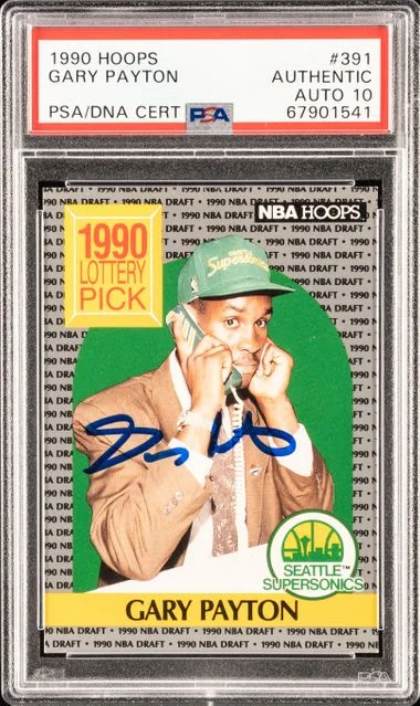 1990-91 Hoops Gary Payton #391 card image