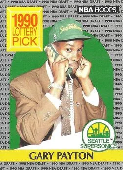 1990-91 Hoops Gary Payton LP #391 card image