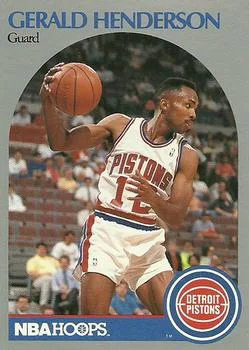 1990-91 Hoops Gerald Henderson SP #106 card image