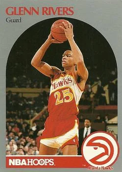 1990-91 Hoops Glenn Rivers #32 card image