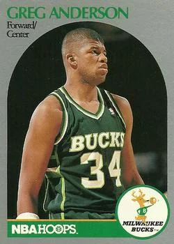 1990-91 Hoops Greg Anderson #173 card image