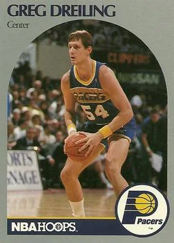1990-91 Hoops Greg Dreiling #132 card image