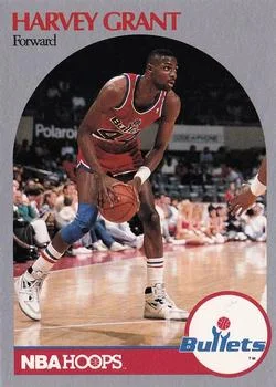 1990-91 Hoops Harvey Grant #297 card image