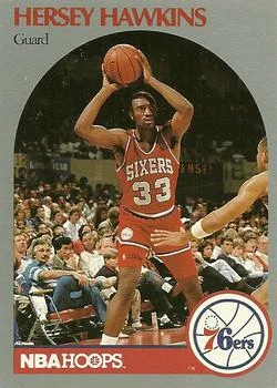 1990-91 Hoops Hersey Hawkins #229 card image