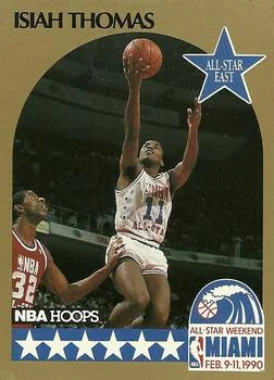 1990-91 Hoops Isiah Thomas #11 card image