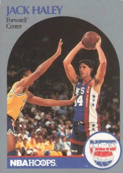 1990-91 Hoops Jack Haley #197 card image