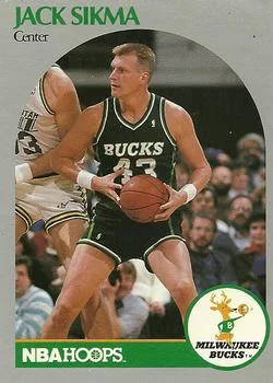 1990-91 Hoops Jack Sikma #183 card image