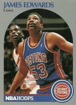 1990-91 Hoops James Edwards #104 card image