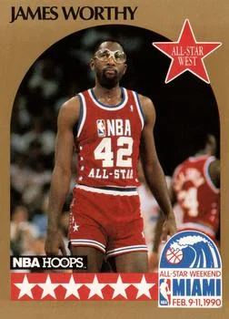 1990-91 Hoops James Worthy #26 card image